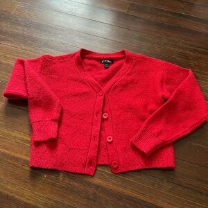 Red sparkle cardigan